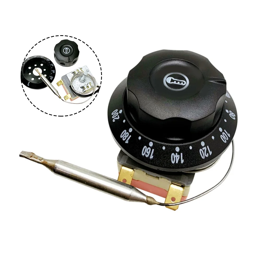 60-200° Electric Oven Knob Temperature Control Switch 250V Temperature Control Switch Kitchen Replacement Accessories
60-200° Electric Oven Knob Temperature Control Switch 250V Temperature Control Switch Kitchen Replacement Accessories