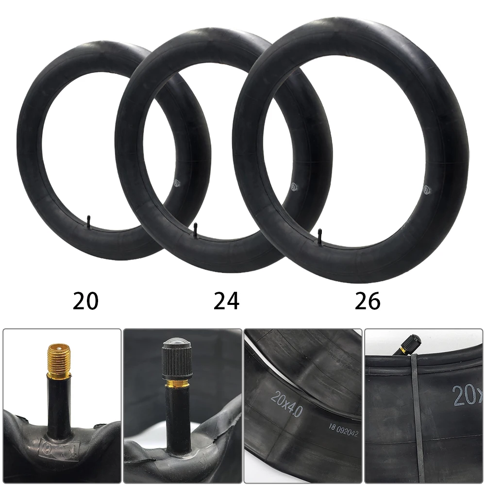 Snow Bicycle Inner Tube 20/24/26x4.0 Suitable For Fat Bikes/E-Bikes Rubber Inner Tube With Straight Valve Bicycle Accessories
Snow Bicycle Inner Tube 20/24/26x4.0 Suitable For Fat Bikes/E-Bikes Rubber Inner Tube With Straight Valve Bicycle Accessories