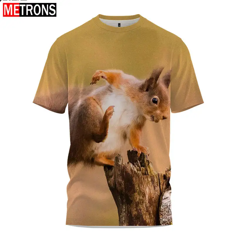 2023 Hot Selling Men's Top Animal Pattern Hamster Giraffe Short Sleeve T-shirt Fashion Trend 3D Digital Printing Relaxed Casual
2023 Hot Selling Men's Top Animal Pattern Hamster Giraffe Short Sleeve T-shirt Fashion Trend 3D Digital Printing Relaxed Casual