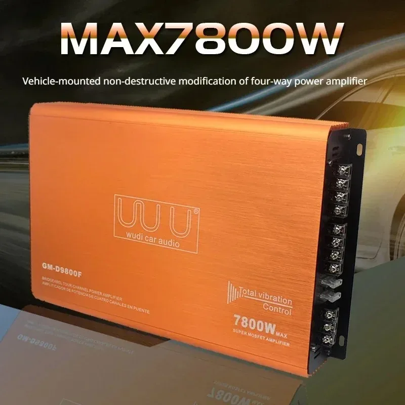 AB-class Subwoofer, Hi-fi Car Audio, Power Amplifier,12V 4-channel Stereo Audio, Adjustable Front and Rear Sound Field
AB-class Subwoofer, Hi-fi Car Audio, Power Amplifier,12V 4-channel Stereo Audio, Adjustable Front and Rear Sound Field