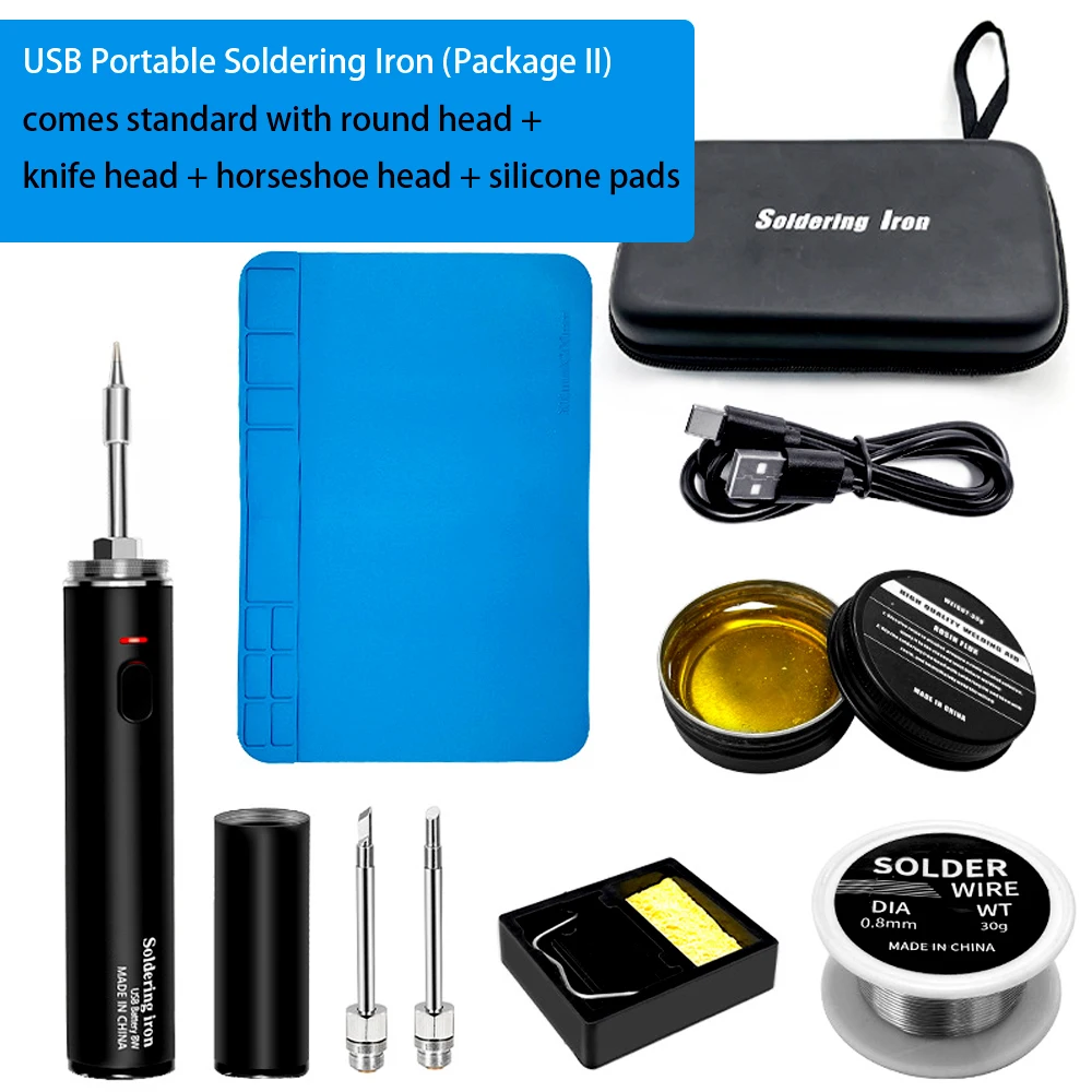 3 Speed Temperature Control Cordless Soldering Iron Removable Battery Type-C Rechargeable Soldering Iron Electronic Welding Tool
3 Speed Temperature Control Cordless Soldering Iron Removable Battery Type-C Rechargeable Soldering Iron Electronic Welding Tool