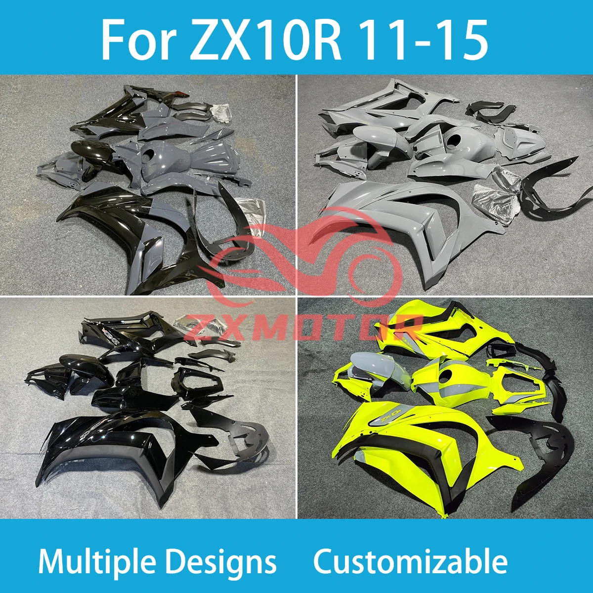 Настраиваемый комплект обтекателей для KAWASAKI ZX10R 2011 2012 2013 2014 2015 Обтекатели для гоночных мотоциклов ZX 10R 11 12 13 14 15 
Настраиваемый комплект обтекателей для KAWASAKI ZX10R 2011 2012 2013 2014 2015 Обтекатели для гоночных мотоциклов ZX 10R 11 12 13 14 15