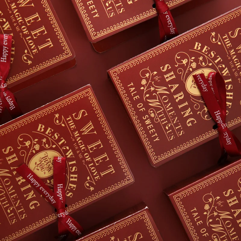 50Pcs/lot Magic Book Shape Chocolate Candy Packaging Boxes Wedding Birthday Guest Favors Paper Boxes Party Supplies Wholesale
50Pcs/lot Magic Book Shape Chocolate Candy Packaging Boxes Wedding Birthday Guest Favors Paper Boxes Party Supplies Wholesale
