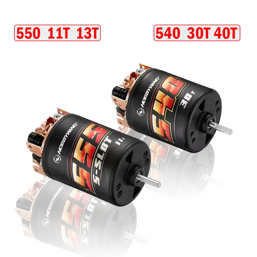 HOBBYWING QuicRun 540 30T 40T 555 11T 13T Brushed Motors For 1/10 On-road/Buggy/Crawler Toy
HOBBYWING QuicRun 540 30T 40T 555 11T 13T Brushed Motors For 1/10 On-road/Buggy/Crawler Toy