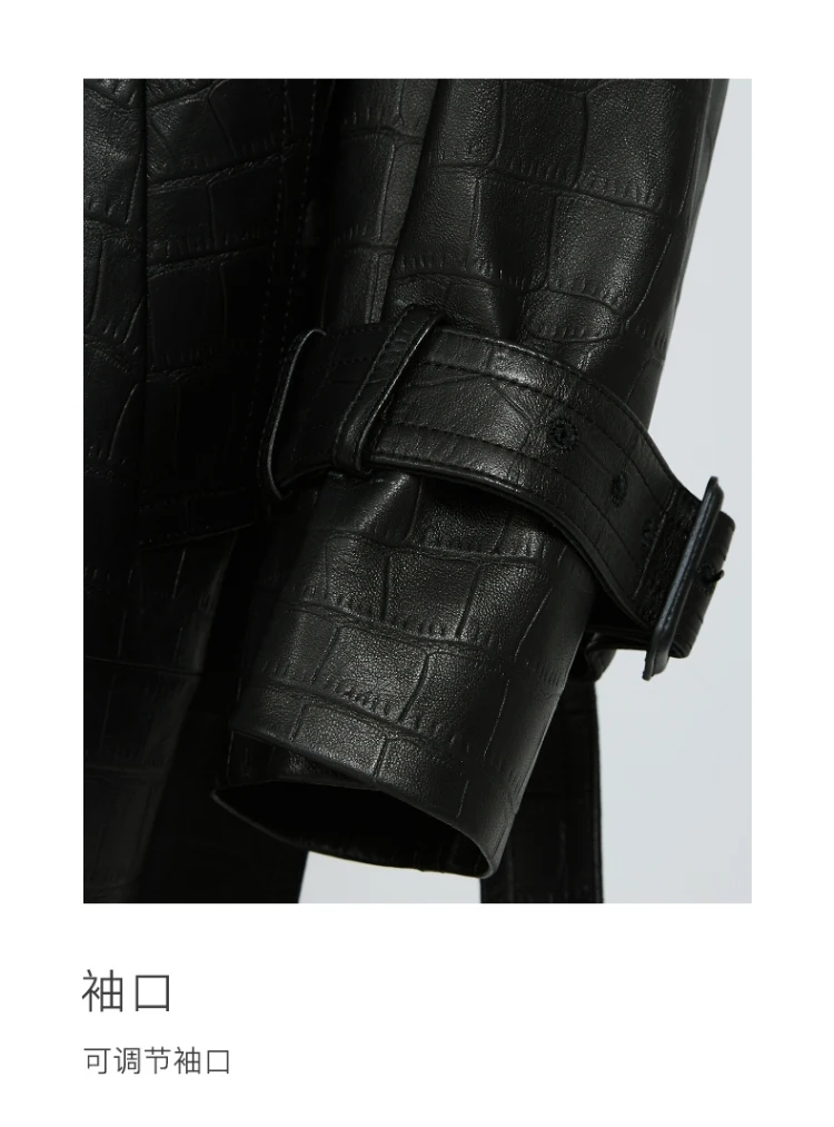 Spring Autumn Long Black Crocodile Print Pu Leather Trench Coat Men Belt Double Breaste Runway European Fashion 15 Mallzona S3bce9c373cdb41f3adb3908b48be2f14n Spring Autumn Long Black Crocodile Print Pu Leather Trench Coat Men Belt Double Breaste Runway European Fashion Mallzona