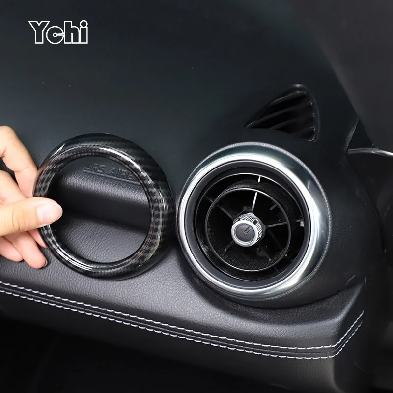 For Mazda MX-5 2016-2023 ABS Carbon Fiber Car Dashboard Panel Air Outlet Decorative Ring Sticker Car Interior Accessories
For Mazda MX-5 2016-2023 ABS Carbon Fiber Car Dashboard Panel Air Outlet Decorative Ring Sticker Car Interior Accessories