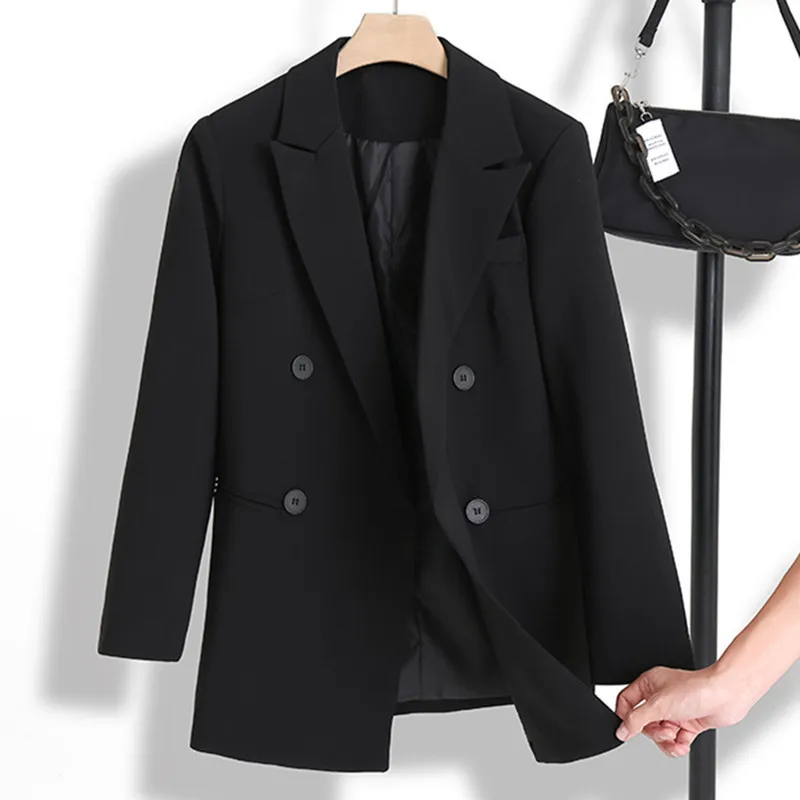 Black Suit Coat Women's New Korean Version Loose Fit Slim Mid length Casual Style Suit Top British Style High Beauty Top Coat
Black Suit Coat Women's New Korean Version Loose Fit Slim Mid length Casual Style Suit Top British Style High Beauty Top Coat