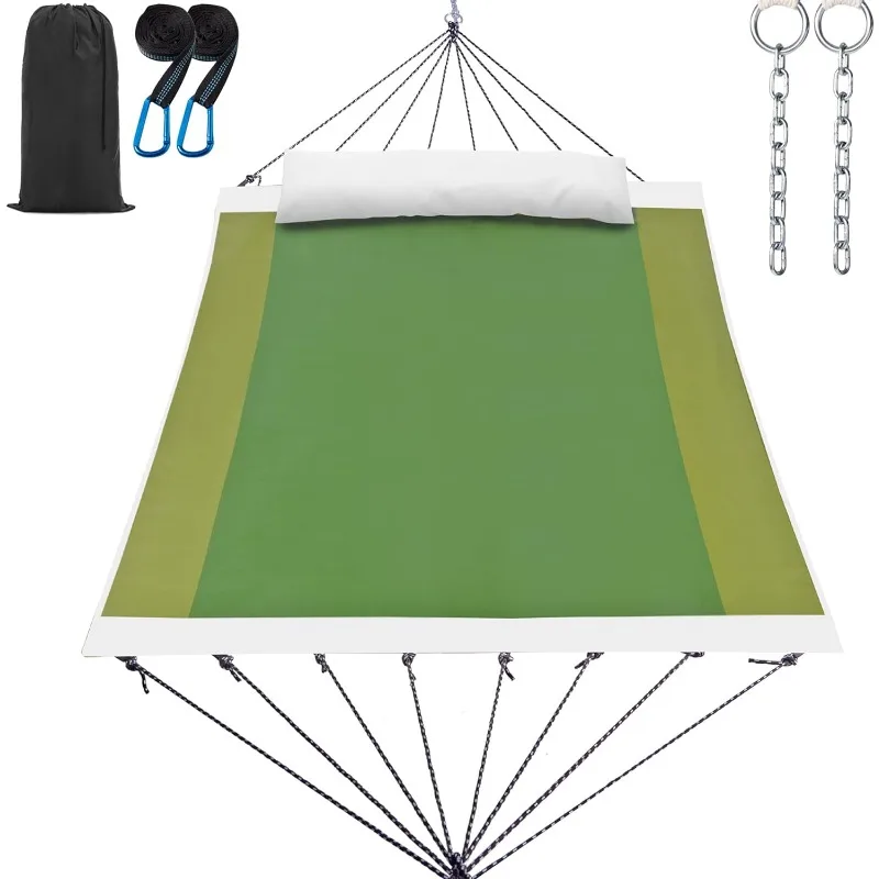 Two Person Outdoor Hammock Portable Camping Folding Steel Spreader Bar Carrying Bag Tree Straps Quick Dry Fabric Patio Swings
Two Person Outdoor Hammock Portable Camping Folding Steel Spreader Bar Carrying Bag Tree Straps Quick Dry Fabric Patio Swings