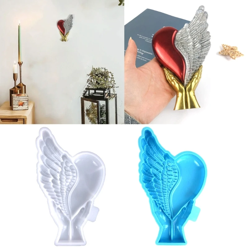 Силиконовые формы с крыльями и сердечками, DIY штукатурки, формы для рукоделия, форма для украшения дома, сделай сам, гипсовая
Силиконовые формы с крыльями и сердечками, DIY штукатурки, формы для рукоделия, форма для украшения дома, сделай сам, гипсовая