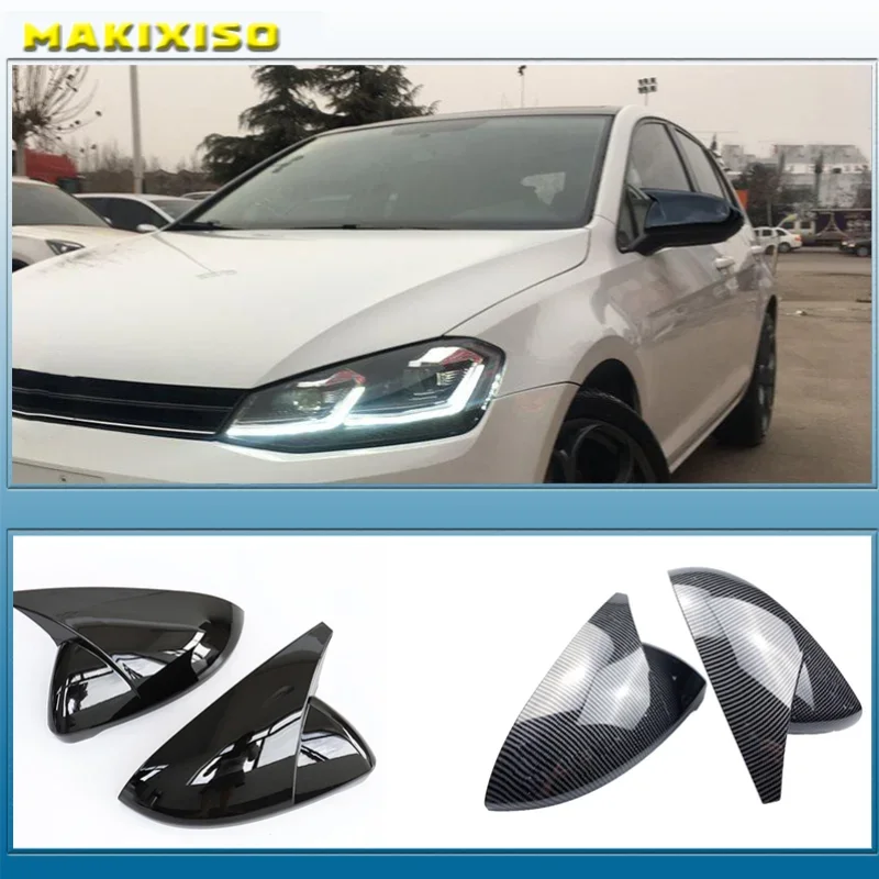 2 pcs Side Wing Mirror Cover Caps Bright Black RearView Mirror Case Cover for VW Golf 7 MK7 7.5 GTD R GTI Touran L E-GOLF
2 pcs Side Wing Mirror Cover Caps Bright Black RearView Mirror Case Cover for VW Golf 7 MK7 7.5 GTD R GTI Touran L E-GOLF