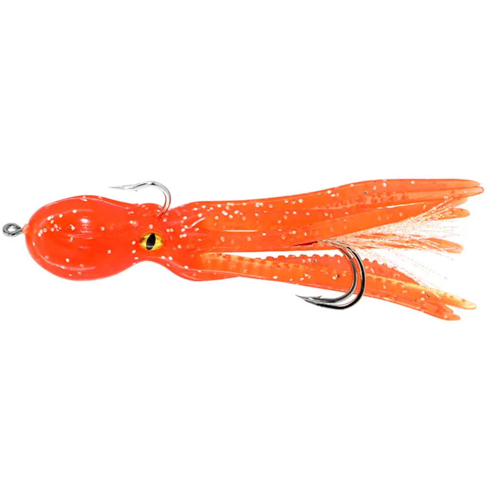 Fishing Octopus Swimbait Soft TPE 11cm 22g Artificial Double Hook Lifelike Orange/Grey/Green/Pink/Black Reusable
Fishing Octopus Swimbait Soft TPE 11cm 22g Artificial Double Hook Lifelike Orange/Grey/Green/Pink/Black Reusable