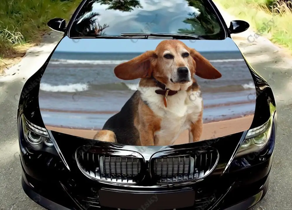 Beagle Puppy Car Hood Vinyl Decal Stickers Decoration Wrap Vinyl Film Engine Cover Decals Sticker Car Hood Side Cover Decal Film
Beagle Puppy Car Hood Vinyl Decal Stickers Decoration Wrap Vinyl Film Engine Cover Decals Sticker Car Hood Side Cover Decal Film