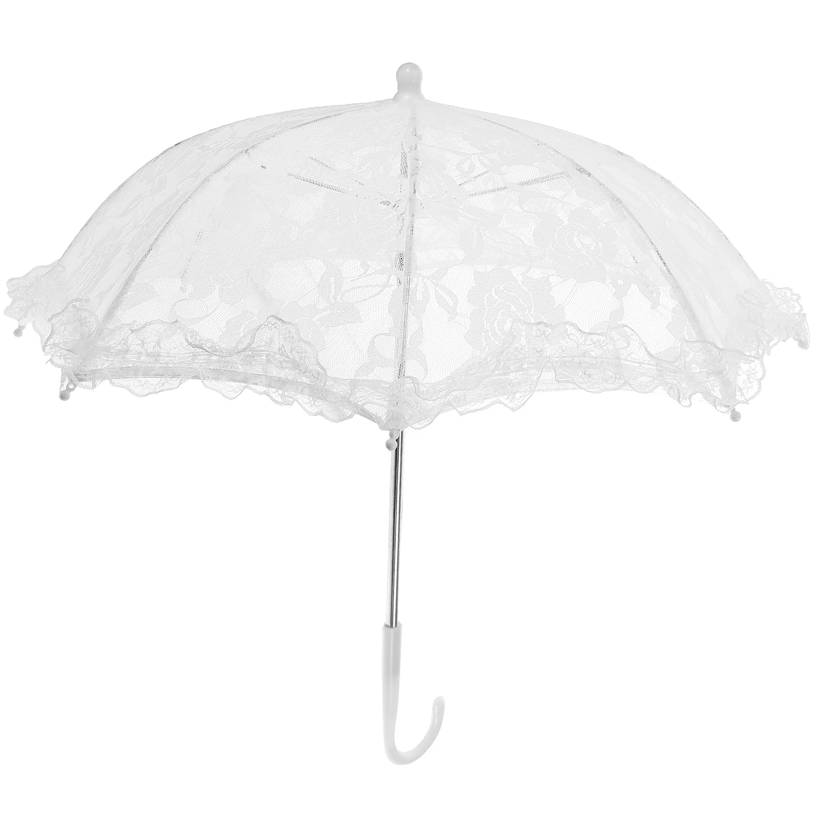 

Lace Umbrella Rattan Cat Hammock Umbrellas Bulk Flower Girl for Tea Party Festival White Parasol Girls Bride