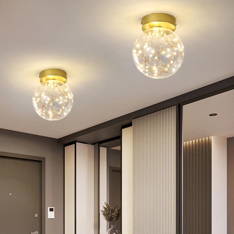 Glass LED Modern Ceiling Lamp light for Corridor Aisle Entrance Room Bedroom Nordic Simple Gypsophila Indoor Luster Luminaire
Glass LED Modern Ceiling Lamp light for Corridor Aisle Entrance Room Bedroom Nordic Simple Gypsophila Indoor Luster Luminaire