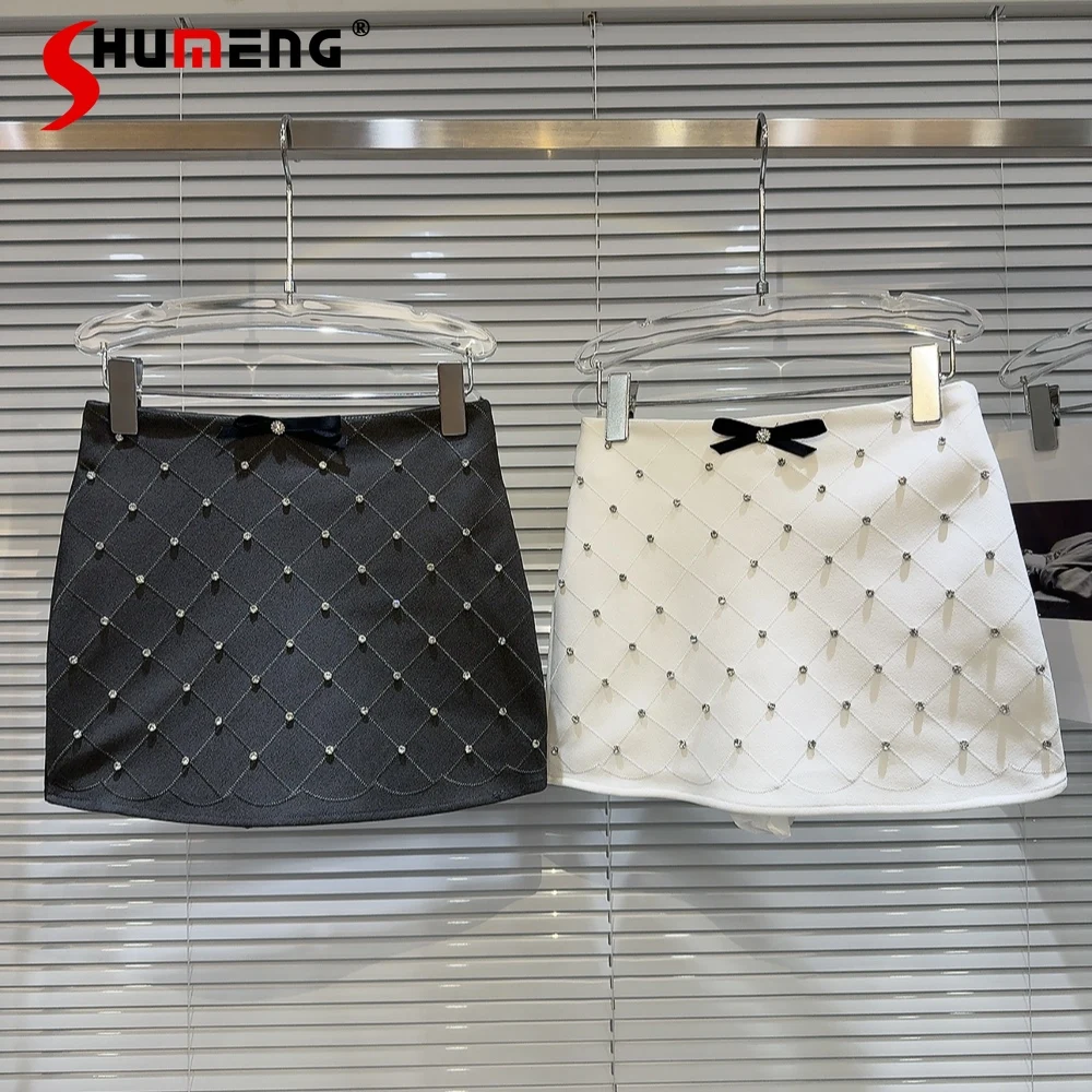 Fashionable 2024 Spring New Skirts Bow Rhinestone Beaded Feminine Socialite Slimming Solid Color Hip Skirts Women's Clothes
Fashionable 2024 Spring New Skirts Bow Rhinestone Beaded Feminine Socialite Slimming Solid Color Hip Skirts Women's Clothes