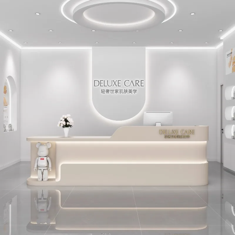Cashier Service Reception Desks Computer Beauty Salon Commercial Reception Desks Standing Empfangstheke Minimalist Furniture
Cashier Service Reception Desks Computer Beauty Salon Commercial Reception Desks Standing Empfangstheke Minimalist Furniture