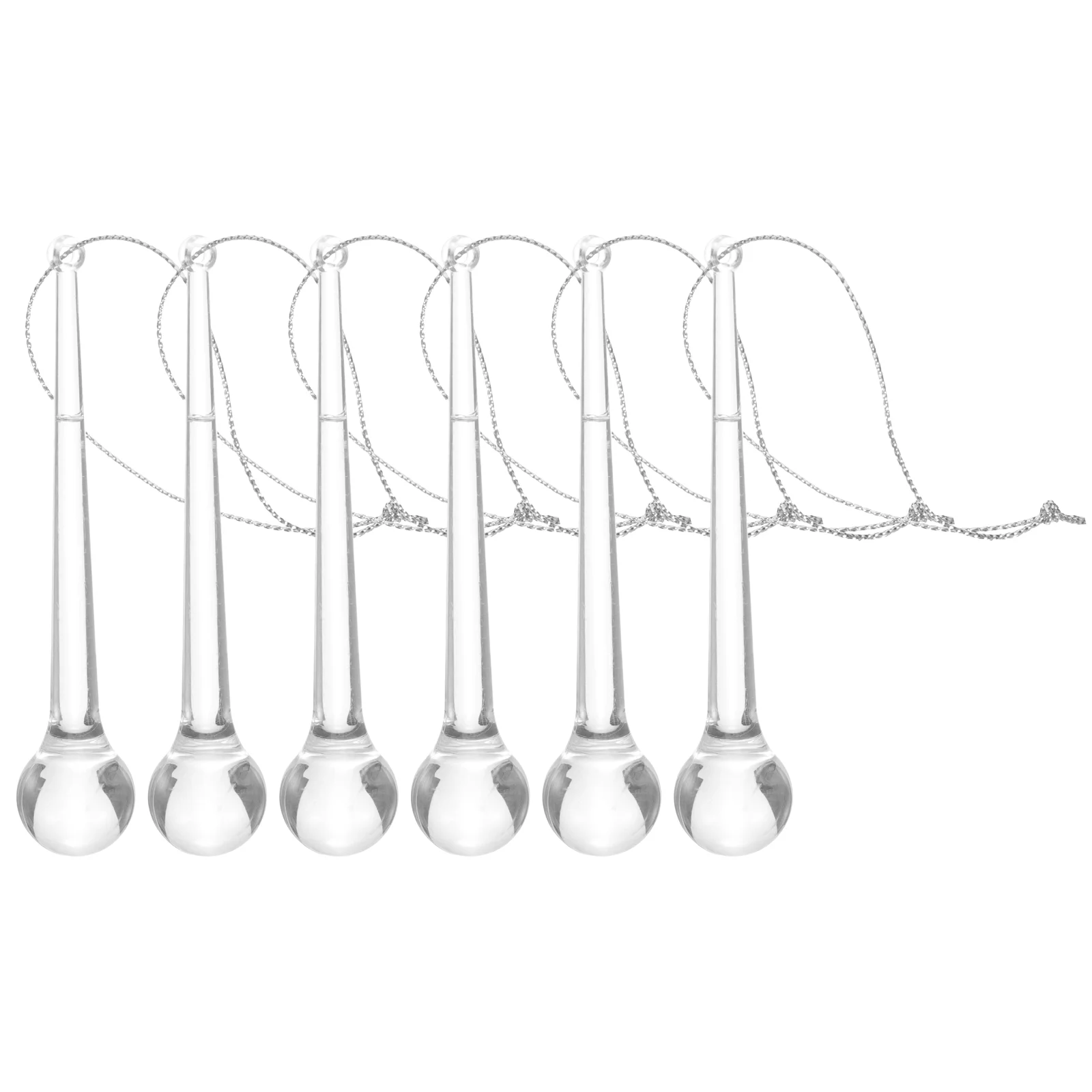 6 Pcs Acrylic Christmas Pendant Tree Decorations Teardrop Chandelier Ornaments Xmas Party
6 Pcs Acrylic Christmas Pendant Tree Decorations Teardrop Chandelier Ornaments Xmas Party