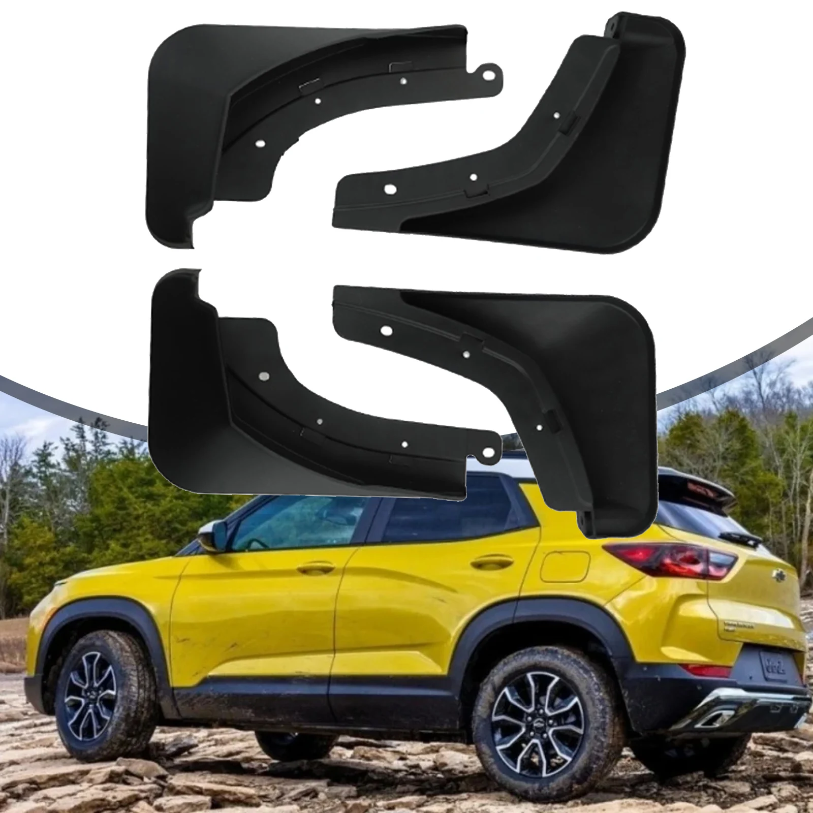 Splash Mudguard Fender Cover Trim 4 Pcs Black Mud Flap Replacement Vehicle For Chevrolet For Trax 2024 Brand New
Splash Mudguard Fender Cover Trim 4 Pcs Black Mud Flap Replacement Vehicle For Chevrolet For Trax 2024 Brand New
