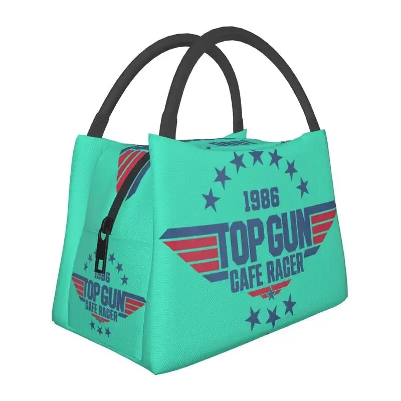 

Top Gun Maverick CAFE RACER Resuable Lunch Box Women Multifunction Action Drama Movie Cooler Thermal Food Insulated Lunch Bag