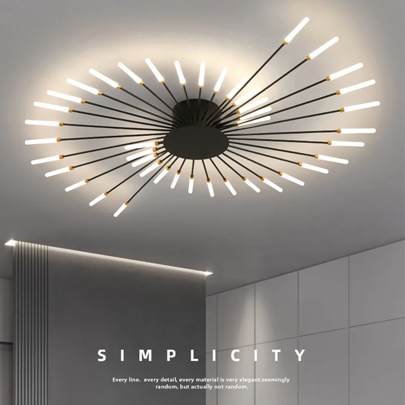 Nordic Minimalist Living Room Ceiling Light Postmodern Creative Fireworks LED Ceiling Light Bedroom Study Light Luxury Fixtures
Nordic Minimalist Living Room Ceiling Light Postmodern Creative Fireworks LED Ceiling Light Bedroom Study Light Luxury Fixtures