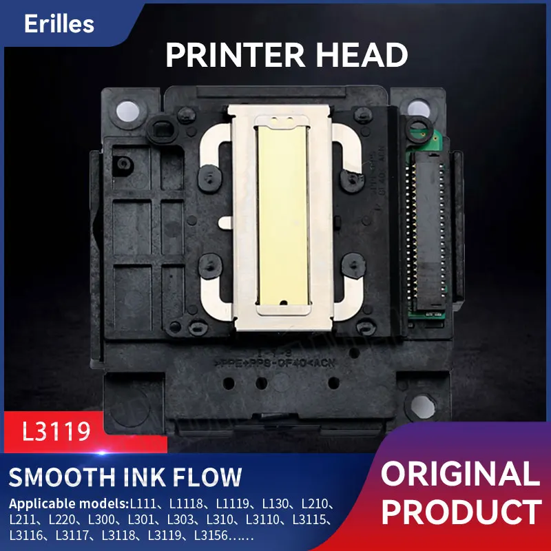 Print Head L3119 Printhead For Epson L495 L541 L550 L551 L555 L558 L565 L566 L575 Printer Head L578 L579 L1110 L3108 L3110 L380
Print Head L3119 Printhead For Epson L495 L541 L550 L551 L555 L558 L565 L566 L575 Printer Head L578 L579 L1110 L3108 L3110 L380