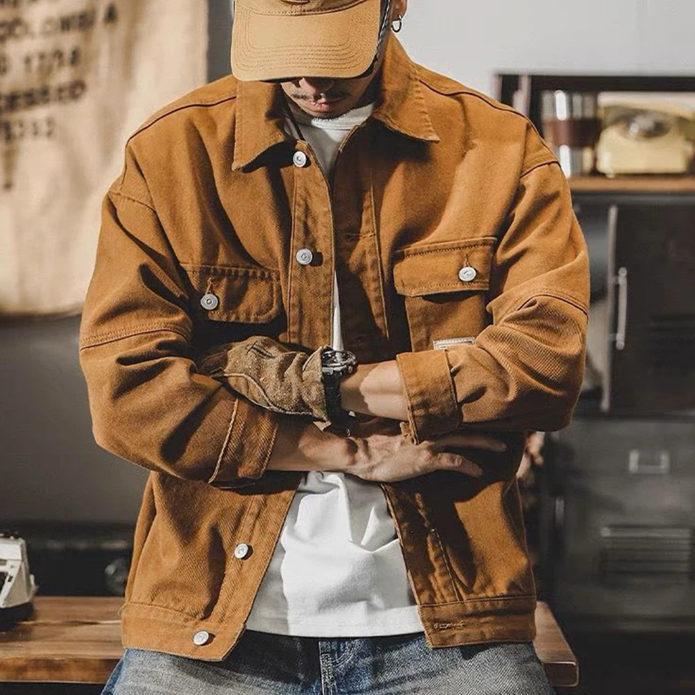 Coat Male Jacket Mens Sport Streetwear Vintage Warm With Pocket Work Clothes Button Daily Durable Comfy Fashion
Coat Male Jacket Mens Sport Streetwear Vintage Warm With Pocket Work Clothes Button Daily Durable Comfy Fashion