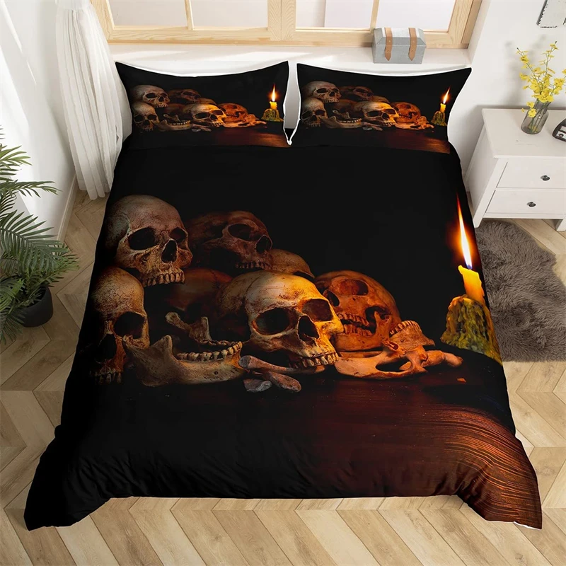 Duvet Cover Gothic 3D Skull Theme Bedding Set Queen Size Luxury Duvet Cover Set Kids Teen Comforter Vintage Design Duvet Cover
Duvet Cover Gothic 3D Skull Theme Bedding Set Queen Size Luxury Duvet Cover Set Kids Teen Comforter Vintage Design Duvet Cover