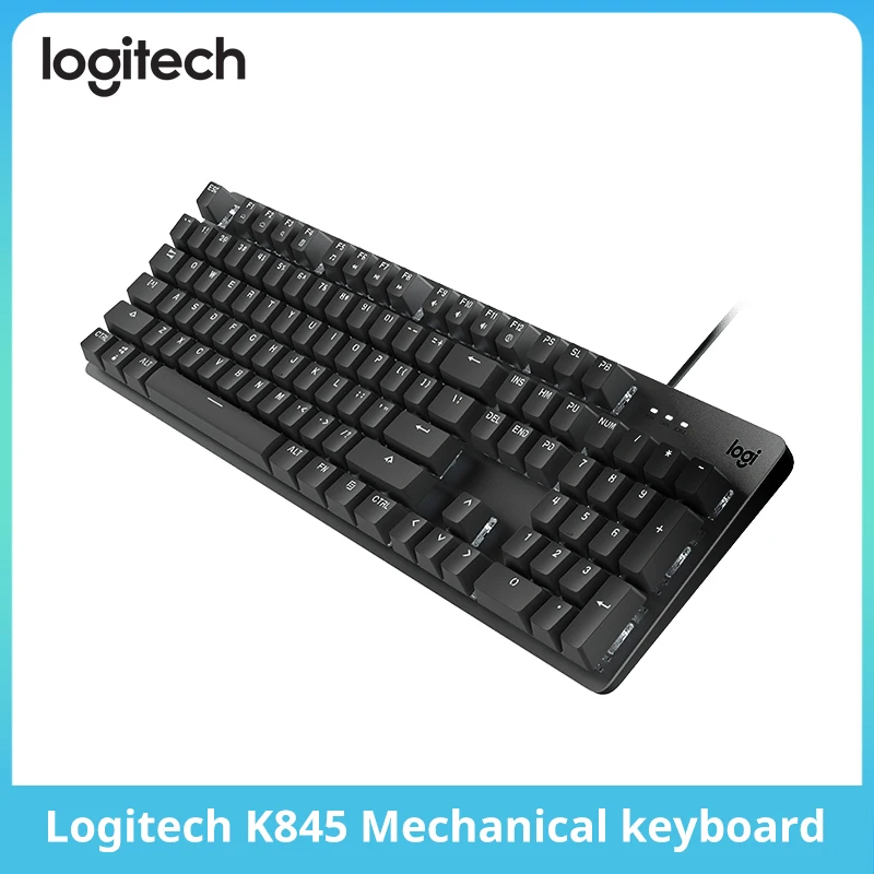 

Original Logitech K845 Wired Gaming Mechanical Illuminated Keyboard 104 Keys Single Color Backlight