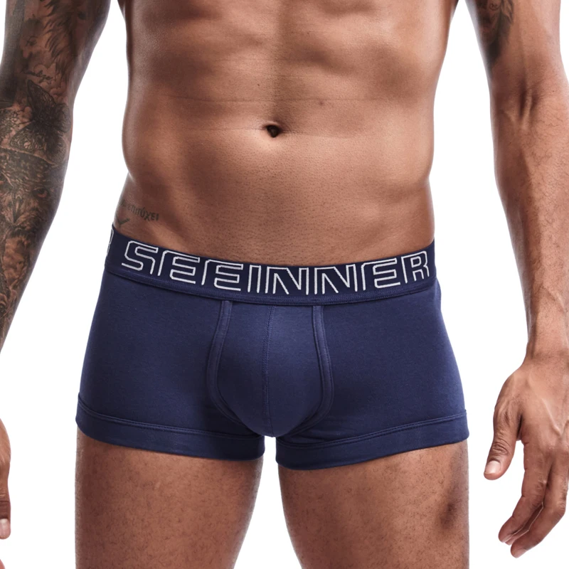 Sexy Mens Boxer Shorts Seeinner Underwear Cotton Boxers Mid Rise Men Underpants Male Letter Printed Panties Shorts Home Panties
Sexy Mens Boxer Shorts Seeinner Underwear Cotton Boxers Mid Rise Men Underpants Male Letter Printed Panties Shorts Home Panties
