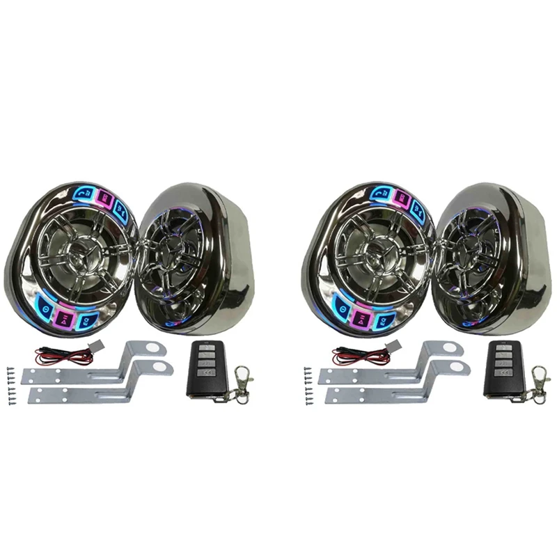 4X Motorcycle Stereo Speakers 3.5 Inch Bluetooth MP3 Player Waterproof FM Audio For Motor Scooter Bike ATV UTV
4X Motorcycle Stereo Speakers 3.5 Inch Bluetooth MP3 Player Waterproof FM Audio For Motor Scooter Bike ATV UTV