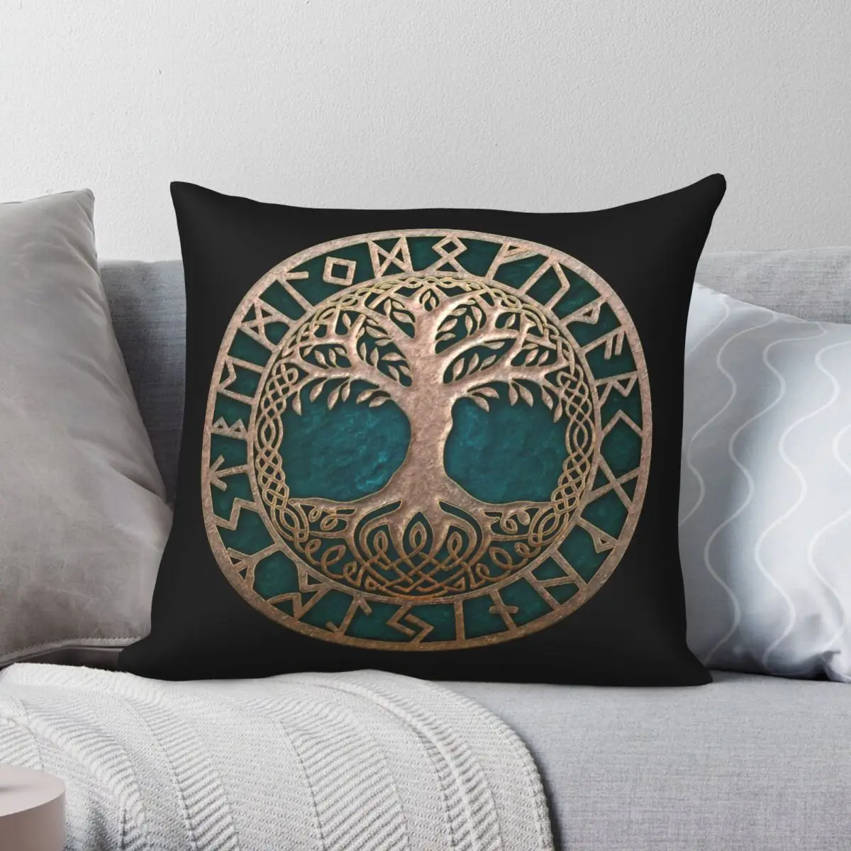 Yggdrasil Square Pillowcase Polyester Linen Velvet Creative Zip Decor Pillow Case Home Cushion Cover 45x45
Yggdrasil Square Pillowcase Polyester Linen Velvet Creative Zip Decor Pillow Case Home Cushion Cover 45x45