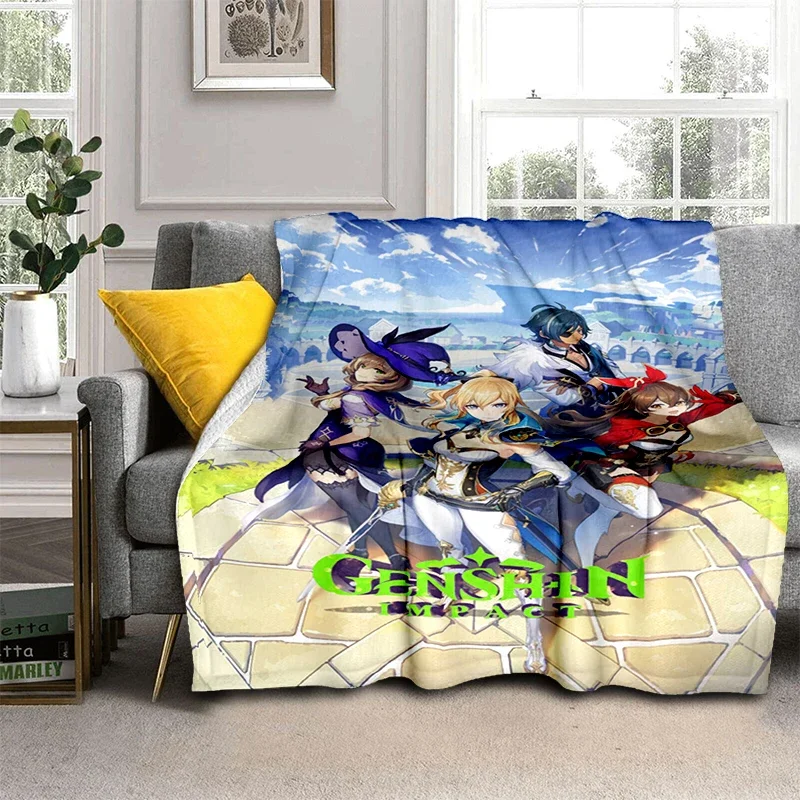 Genshin Impact Soft Plush Sofa Bed Throwing Cartoon Modern Flannel Blanket Cover Gedruckt Bettdecke Geschenk Picnic Blankets
Genshin Impact Soft Plush Sofa Bed Throwing Cartoon Modern Flannel Blanket Cover Gedruckt Bettdecke Geschenk Picnic Blankets