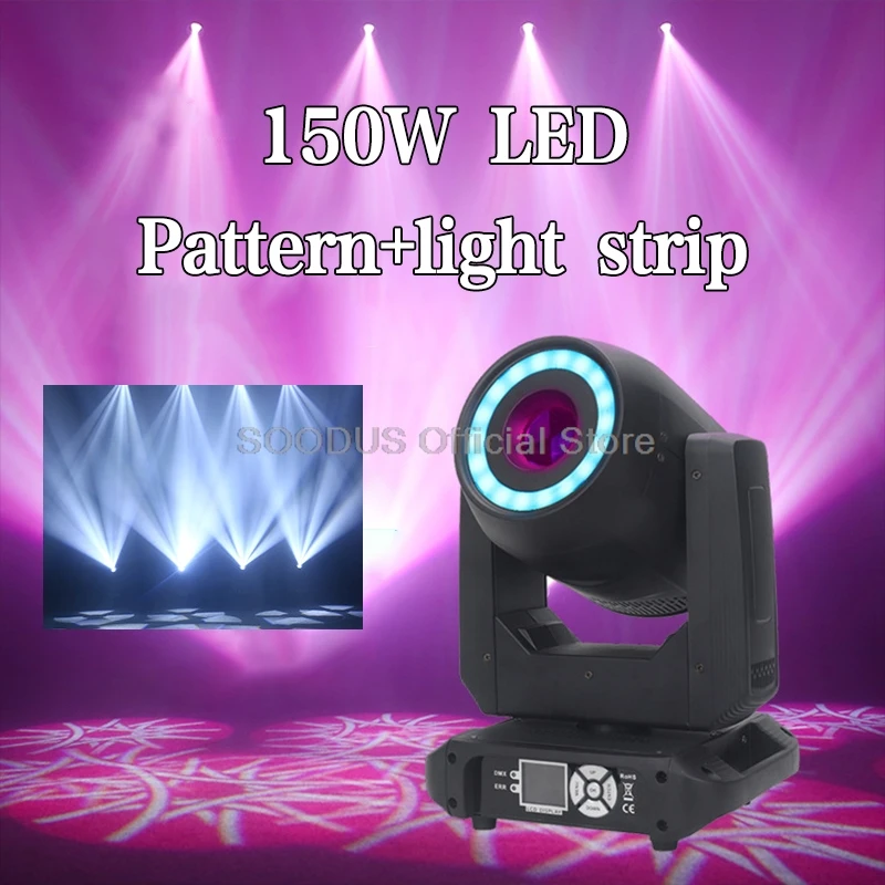Dj Lights 120W LED Moving Head Light Ring Head Light LED With Pattern DMX512 Control Strip For Show DJ Stage Dance KTV Bar Party
Dj Lights 120W LED Moving Head Light Ring Head Light LED With Pattern DMX512 Control Strip For Show DJ Stage Dance KTV Bar Party