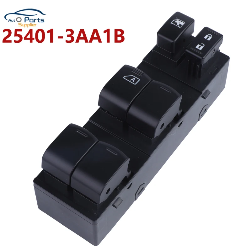 New 25401-3AA1B 254013AA1B Power Window Master Switch Button for Nissan Versa Note HR16DE 25401-3AA2B 1S14439
New 25401-3AA1B 254013AA1B Power Window Master Switch Button for Nissan Versa Note HR16DE 25401-3AA2B 1S14439