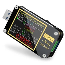 FNIRSI-FNB48 USB3.0 Voltmeter PD Trigger Voltage Current Outlet Tester Battery Capacity Multimeter Voltage Current Tester
FNIRSI-FNB48 USB3.0 Voltmeter PD Trigger Voltage Current Outlet Tester Battery Capacity Multimeter Voltage Current Tester