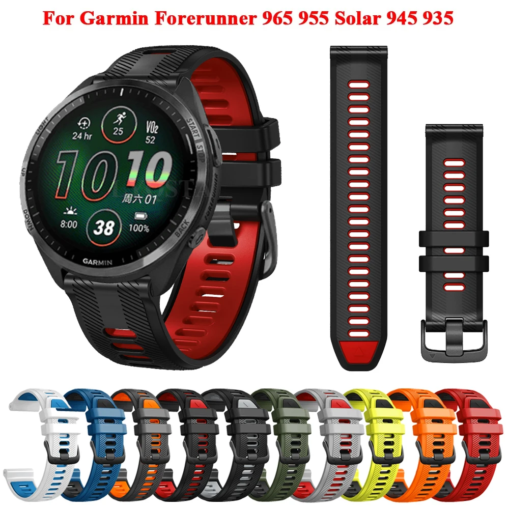 Hot 22mm Original Silicone Band Straps For Garmin Forerunner 955 945 935 965 745 Bracelet Official Smart Watch Wristbands Correa
Hot 22mm Original Silicone Band Straps For Garmin Forerunner 955 945 935 965 745 Bracelet Official Smart Watch Wristbands Correa