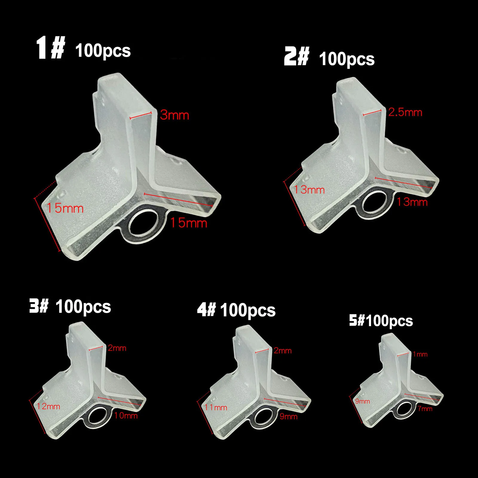 Fishhook Three Anchor Hook 500pcs Durability Imitation Polypropylene White Or Yellow Fit Most Standard Sized Hooks
Fishhook Three Anchor Hook 500pcs Durability Imitation Polypropylene White Or Yellow Fit Most Standard Sized Hooks