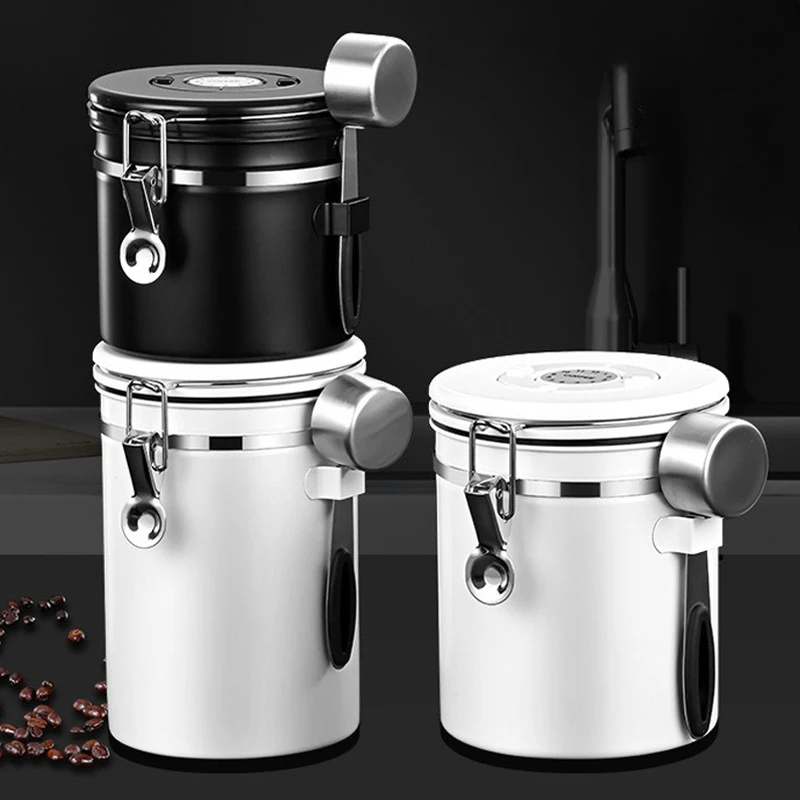 storage tank storage, leak proof, moisture-proof, and fresh-keeping food tank vacuum extraction, tea, coffee bean sealed tank
storage tank storage, leak proof, moisture-proof, and fresh-keeping food tank vacuum extraction, tea, coffee bean sealed tank