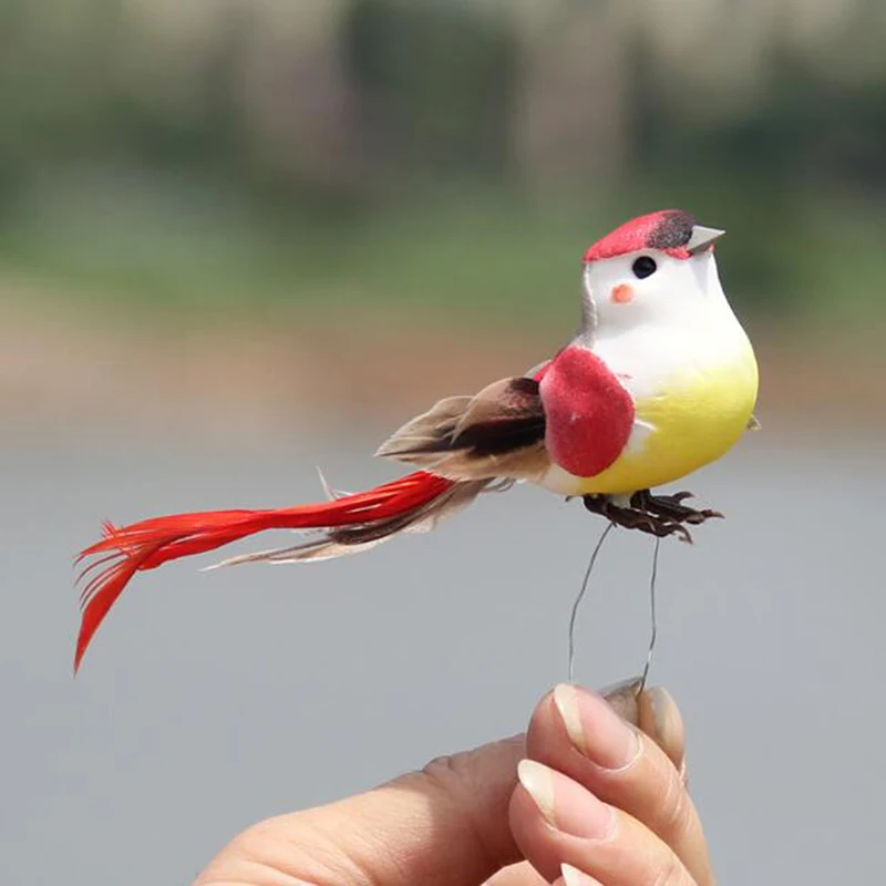 1pc Artificial Birds Fake Foam Animal Simulation Feather Birds Models DIY Wedding Home Garden Ornament Hanging Decoration
1pc Artificial Birds Fake Foam Animal Simulation Feather Birds Models DIY Wedding Home Garden Ornament Hanging Decoration