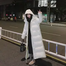 Autumn and Winter New Solid Color Long Fashion Simple Loose Hooded Lazy Wind Down Jacket Plus Velvet Thick Thick Warm Top
Autumn and Winter New Solid Color Long Fashion Simple Loose Hooded Lazy Wind Down Jacket Plus Velvet Thick Thick Warm Top