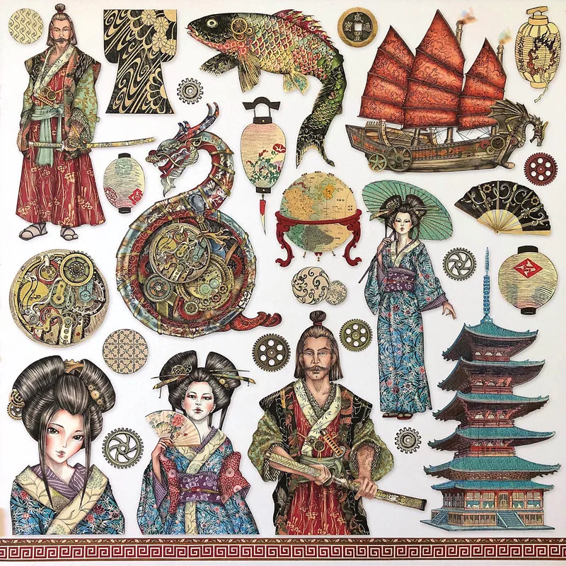 Japanese ninja wanderer Stickers Crafts And Scrapbooking stickers kids toys book Decorative sticker DIY Stationery
Japanese ninja wanderer Stickers Crafts And Scrapbooking stickers kids toys book Decorative sticker DIY Stationery