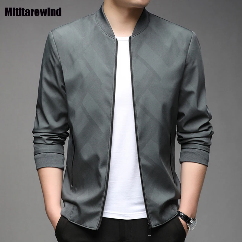 Spring Spring Fall Jackets Business Causal Jacket for Men Fashion Young Mens Stand Collar Baseball Suit Print Zipper Coat Simple
Spring Spring Fall Jackets Business Causal Jacket for Men Fashion Young Mens Stand Collar Baseball Suit Print Zipper Coat Simple