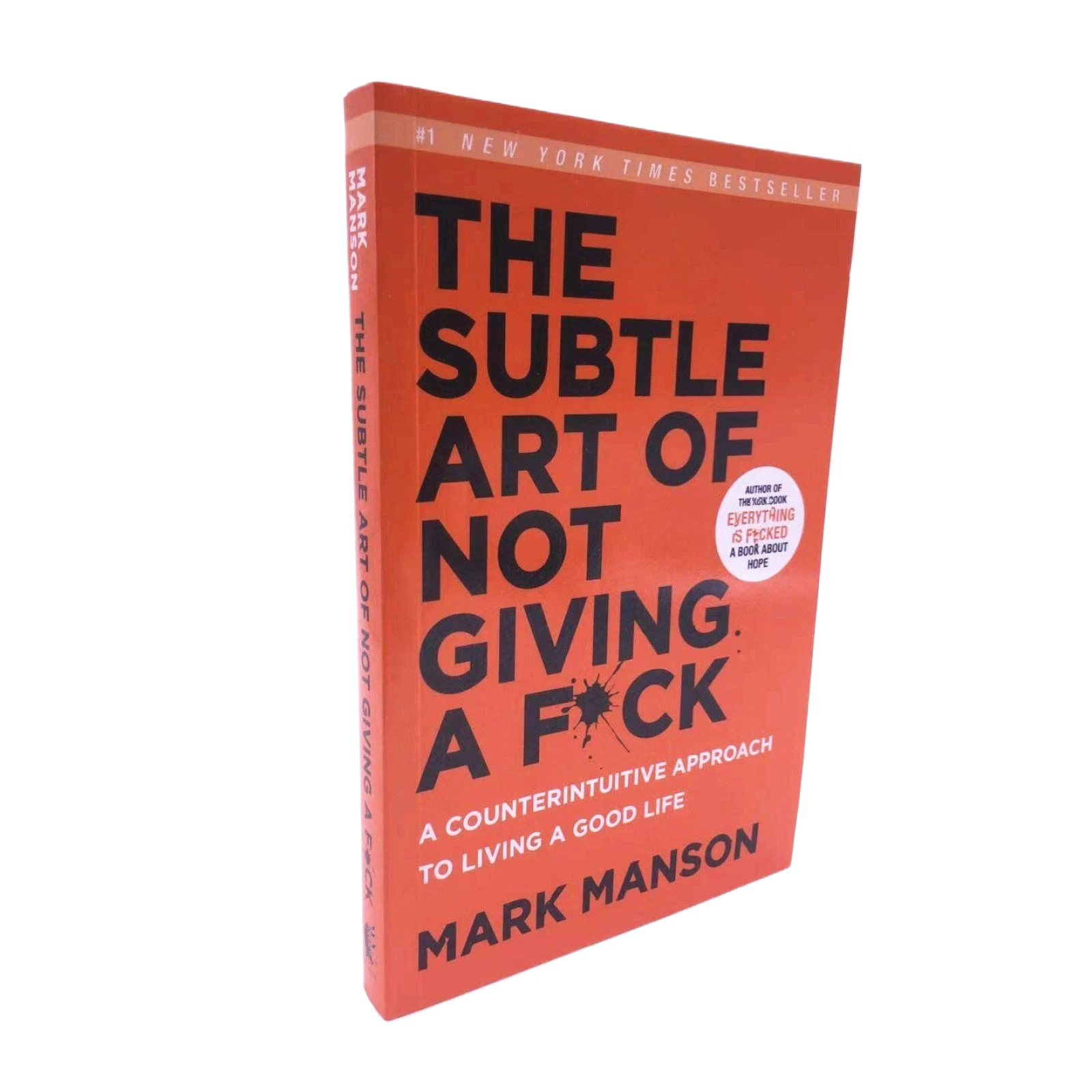 

1 Book The Subtle Art Of Not Giving A Cao reshape Happiness how To Live As You Want By Mark Manson Self Management Stress Relief