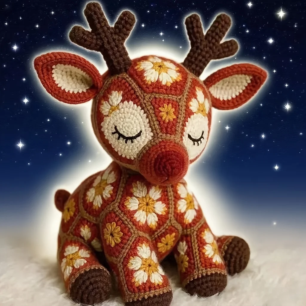 Floral Reindeer Crochet Kit, 4 Colors. DIY Weaving Kit with Video Tutorial. Perfect Holiday Gift & Home Decor! Floral Reindeer Crochet Kit, 4 Colors. DIY Weaving Kit with Video Tutorial. Perfect Holiday Gift & Home Decor!