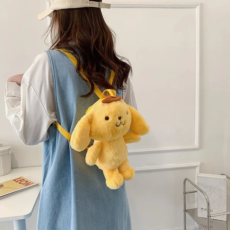 Sanrio Kawaii Soft Kuromi Cinnamoroll Stuffed Plush Backpack Gifts for Kids Children Girls Style Bag Lovely Melody Purin Bag
Sanrio Kawaii Soft Kuromi Cinnamoroll Stuffed Plush Backpack Gifts for Kids Children Girls Style Bag Lovely Melody Purin Bag