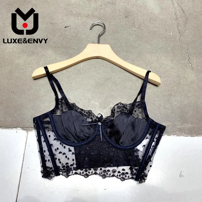 LUXE&ENVY French Sexy Fishbone Tight Lace Camisole Female Women 2023 Summer 
LUXE&ENVY French Sexy Fishbone Tight Lace Camisole Female Women 2023 Summer