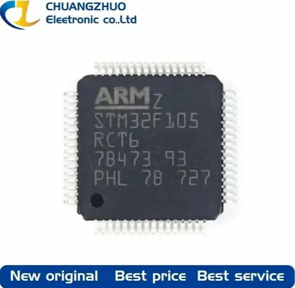 1Pcs New original STM32F105RCT6 256KB ARM Cortex-M3 64KB 72MHz FLASH 51 LQFP-64(10x10) Microcontroller Units
1Pcs New original STM32F105RCT6 256KB ARM Cortex-M3 64KB 72MHz FLASH 51 LQFP-64(10x10) Microcontroller Units
