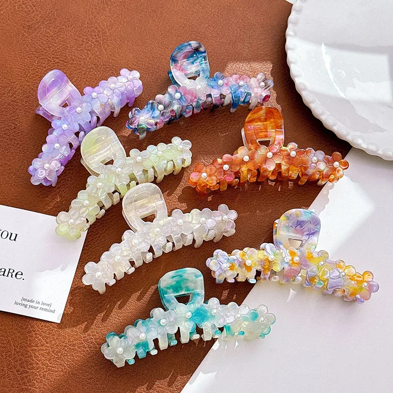 New Retro 11.5cm Large GeometricMori Maillard Hair Clip Simple Acetic Acid Shark Clip Hair Accessory For Woman Girls
New Retro 11.5cm Large GeometricMori Maillard Hair Clip Simple Acetic Acid Shark Clip Hair Accessory For Woman Girls