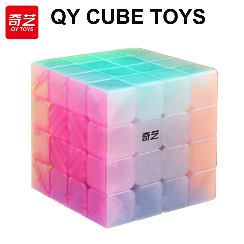 

QiYi Speedcube 4x4x4 Qiyuan Magic Cube Professional 4x4 Speed Puzzle 4×4 Children's Fidget Toy QY Original Cubo Magico for Games