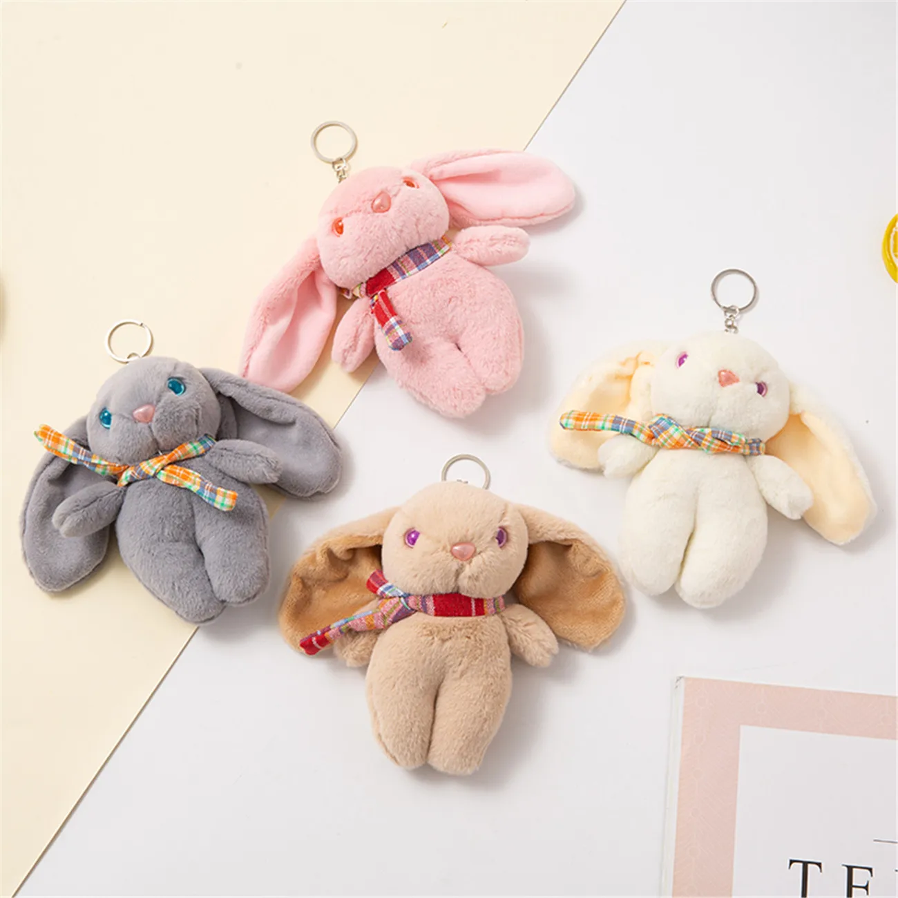 Plush Keychain Soft Rabbit Doll Pendant Car Key Chain Cartoon School Bag Pendant Accessories Kawai Stuffed Toy Keyring Kid Gift
Plush Keychain Soft Rabbit Doll Pendant Car Key Chain Cartoon School Bag Pendant Accessories Kawai Stuffed Toy Keyring Kid Gift